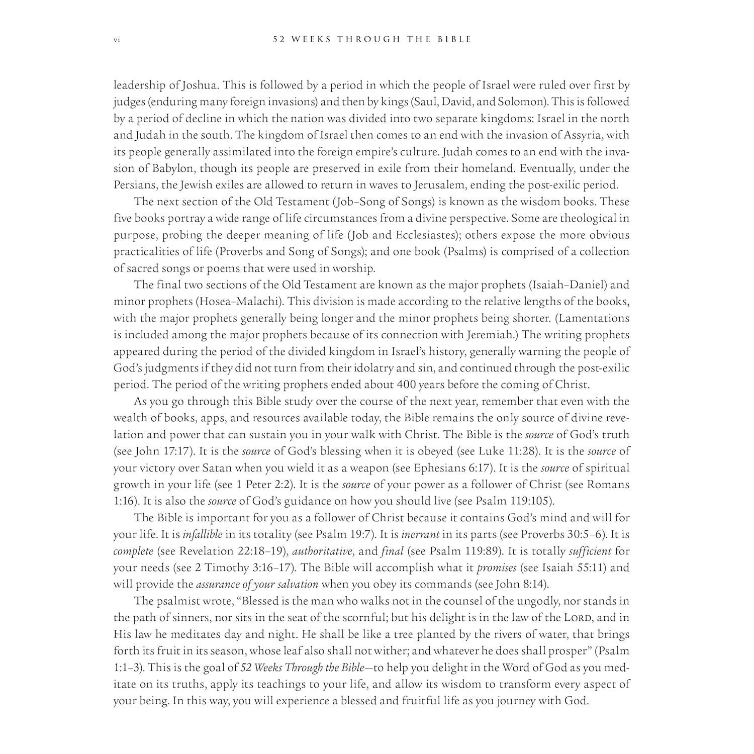 52 Weeks Through the Bible: A Year-Long Bible Study for Men and Women