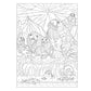 Creative Haven Fanciful Sea Life Coloring Book (Spiral Bound)