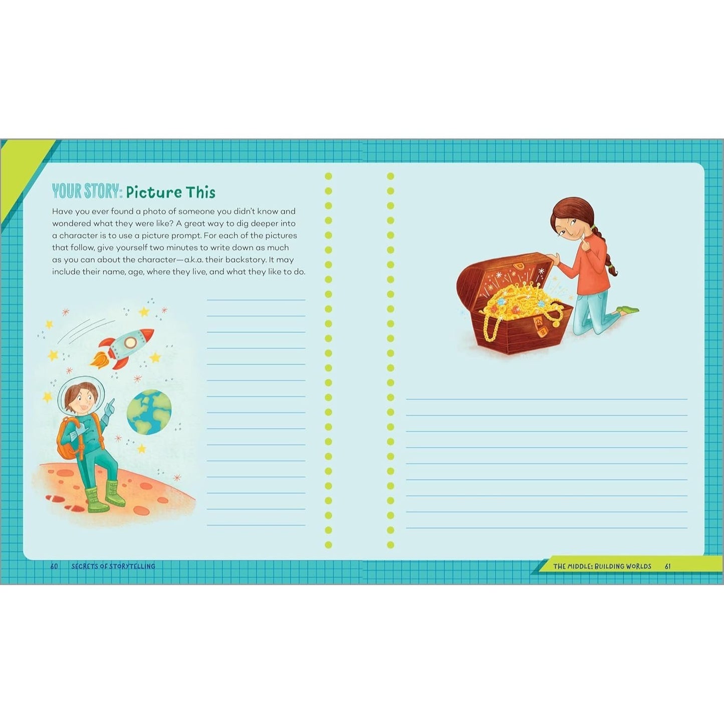 Secrets of Storytelling: A Creative Writing Workbook for Kids (Spiral Bound)