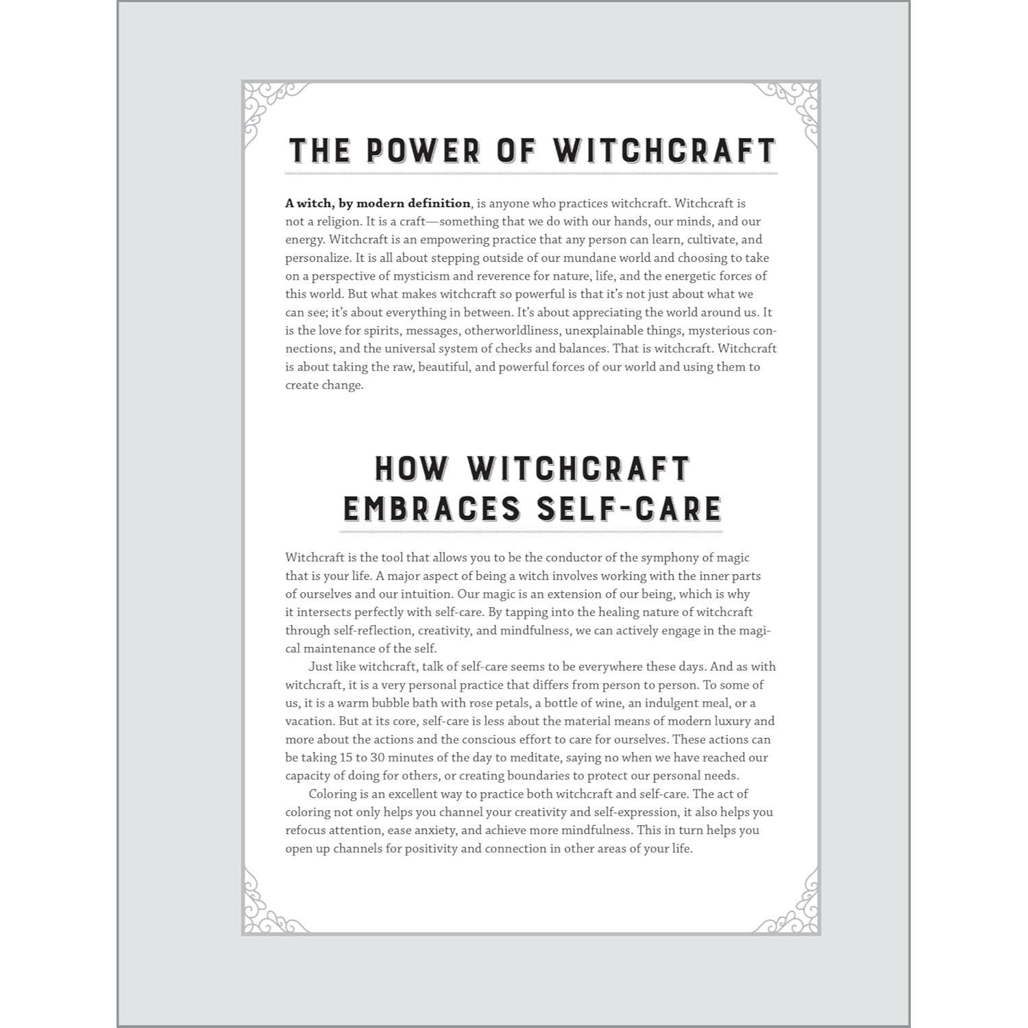 Witchcraft Coloring Book for Adults: Nourish the Spirit and Channel Creative Energy