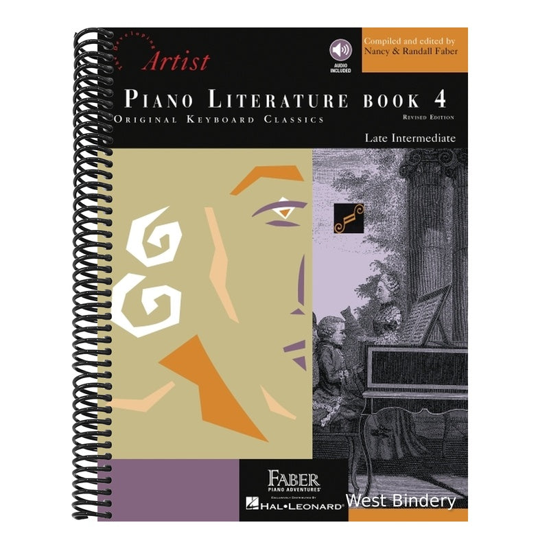 Piano Literature Book 4 - Developing Artist Original Keyboard Classics Book/Online Audio