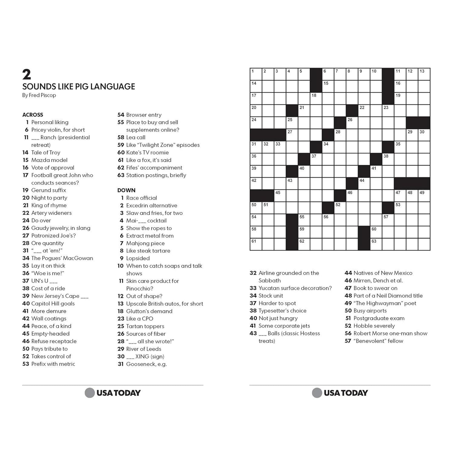 USA Today Crossword Super Challenge: 200 Puzzles