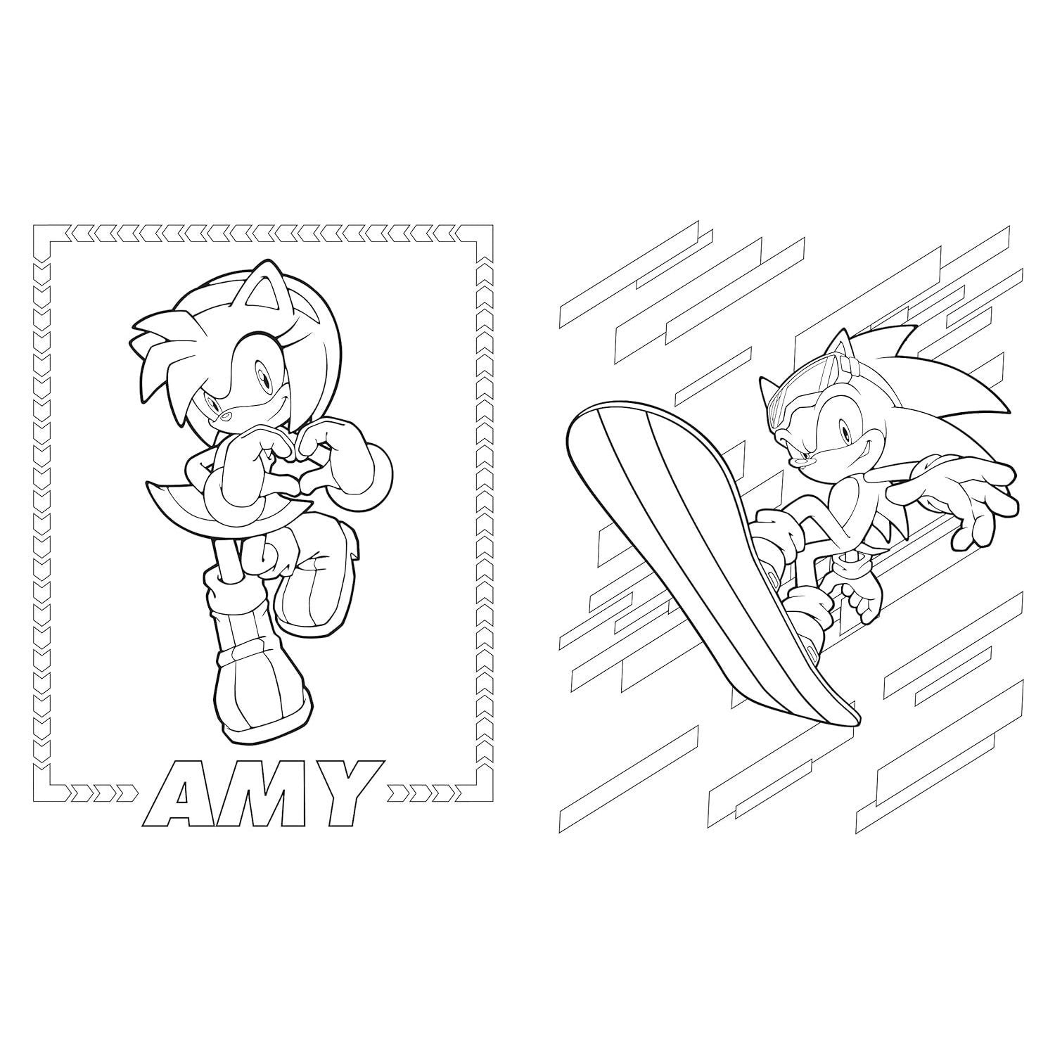 Sonic the Hedgehog: The Official Coloring Book (Spiral Bound)
