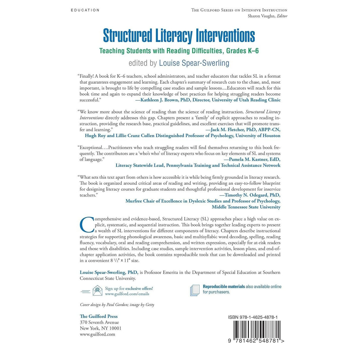 Structured Literacy Interventions: Teaching Students with Reading Difficulties, Grades K-6