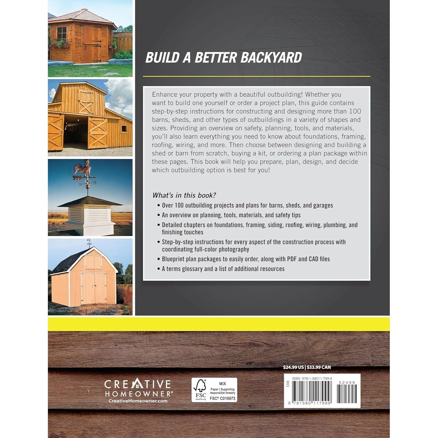 Ultimate Guide: Barns, Sheds & Outbuildings, Updated 4th Edition: Step-By-Step Building and Design Instructions Plus Plans to Build More Than 100 Outb (4TH ed.) (Spiral Bound)