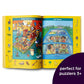 Things That Go Sticker Puzzles: Transportation Activity Book of Cars, Trucks, Planes and More, Hidden Pictures Puzzles with 280 Stickers for Kids 3 an