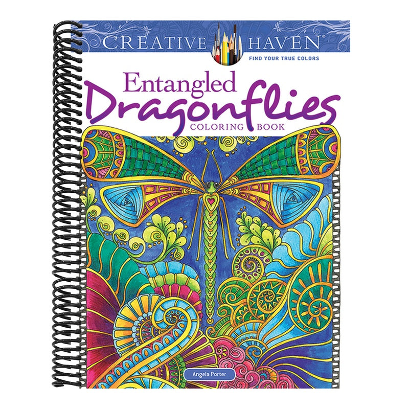 Creative Haven Entangled Dragonflies Coloring Book