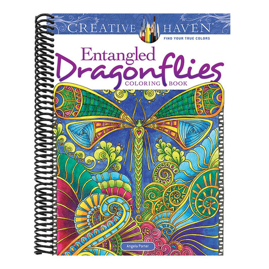 Creative Haven Entangled Dragonflies Coloring Book