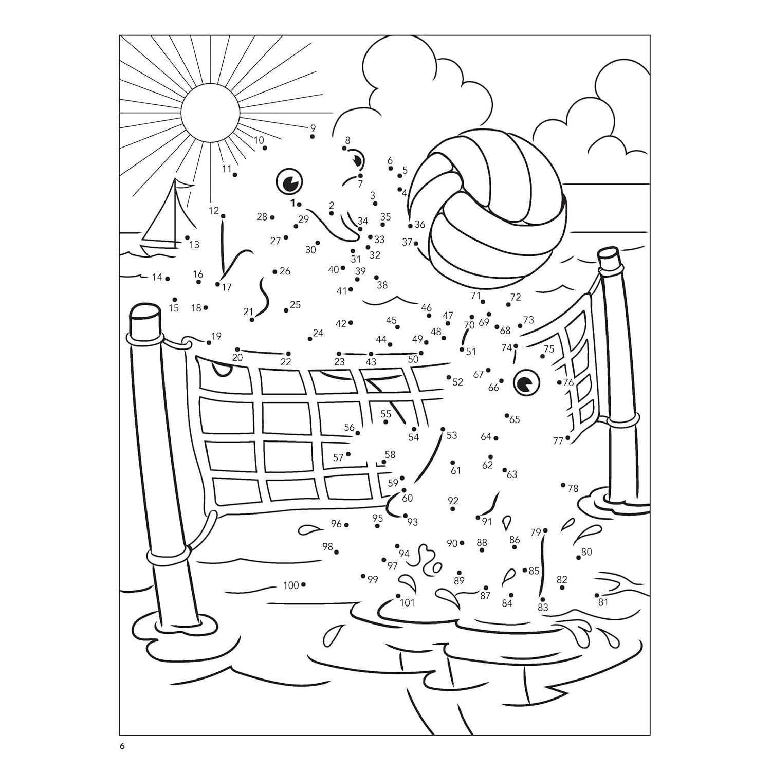 Under the Sea Dot-To-Dot Fun!: Count from 1 to 101
