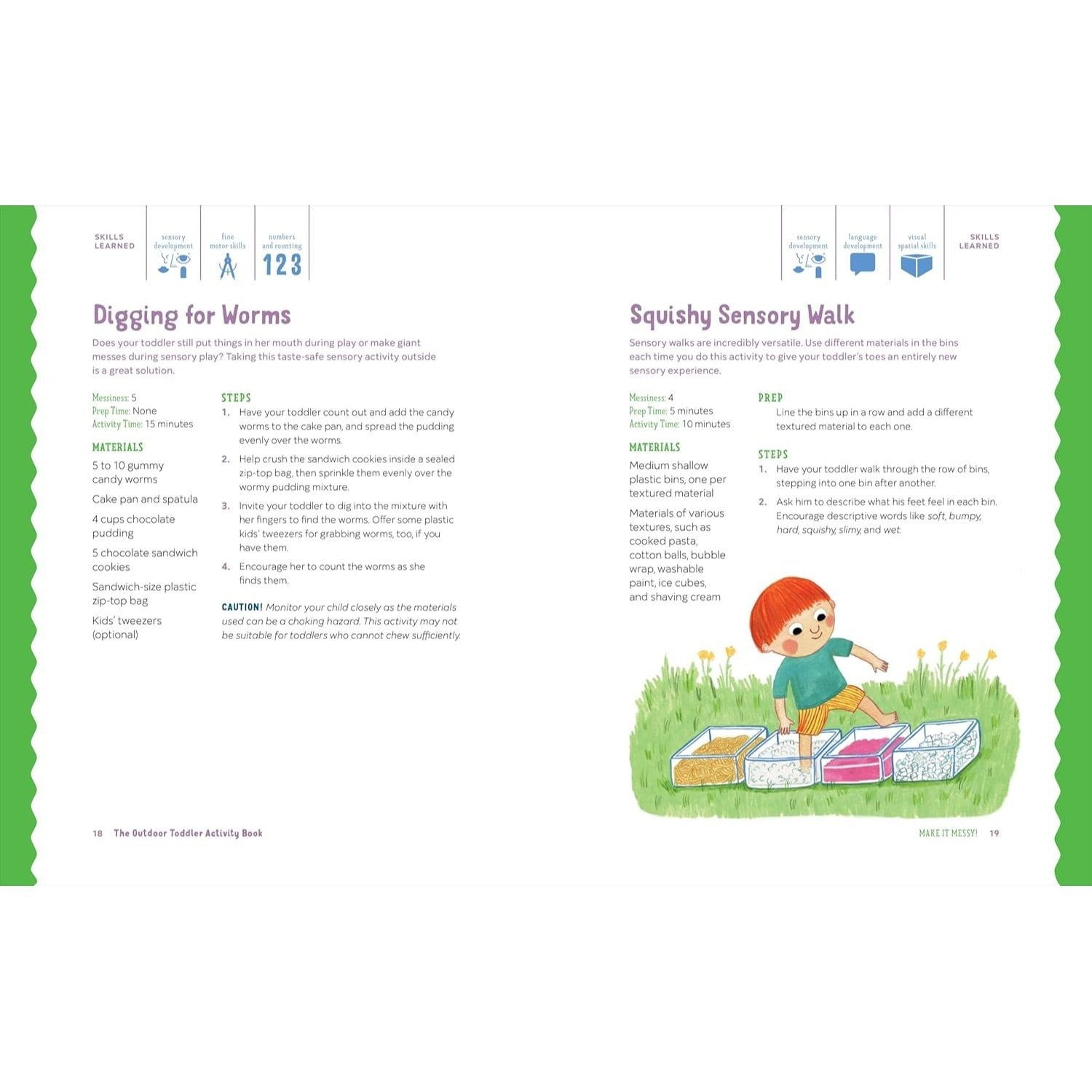 The Outdoor Toddler Activity Book: 100+ Fun Early Learning Activities for Outside Play (Toddler Activity Books)