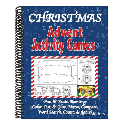 Christmas Advent Activity Games: Advent Calendar, Games: Color, Cut, & Glue, Mazes & More, Tips for Using the Book