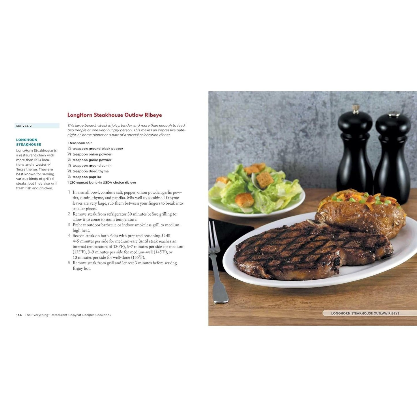 The Everything Restaurant Copycat Recipes Cookbook: 200 Easy Recipes to Re-Create Your Favorite Restaurant Dishes at Home (Everything(r)) (Spiral Bound)