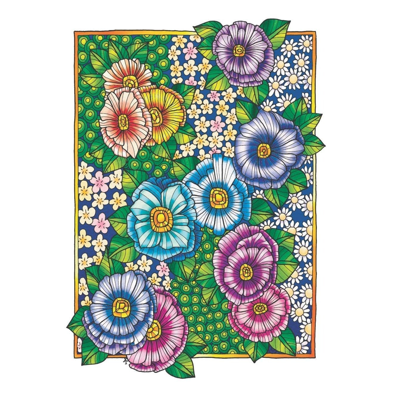 Creative Haven Entangled Gardens Coloring Book