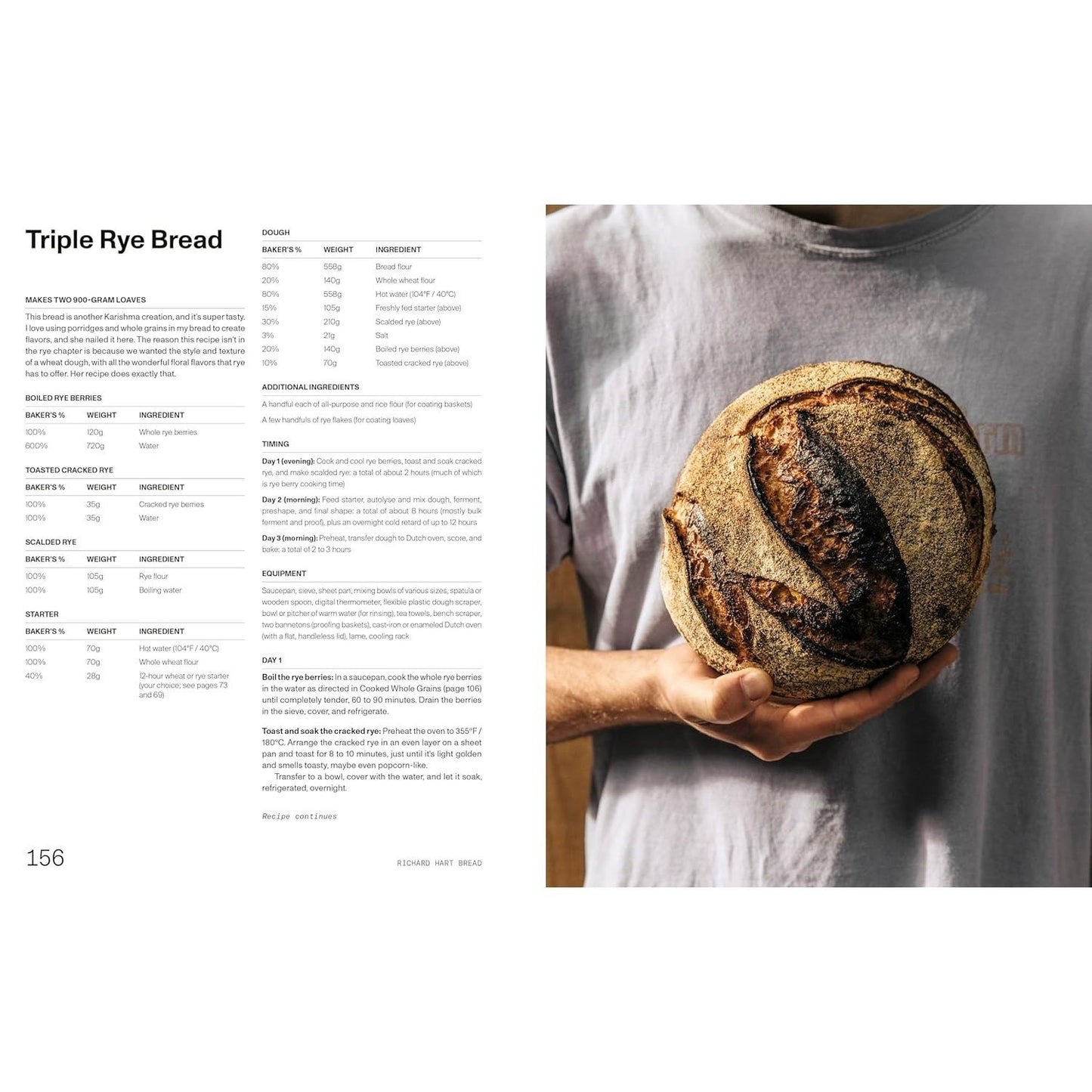Richard Hart Bread: Intuitive Sourdough Baking (Spiral Bound)
