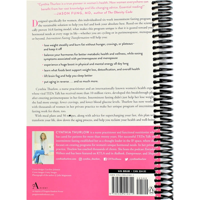 Intermittent Fasting Transformation: The 45-Day Program for Women to Lose Stubborn Weight, Improve Hormonal Health, and Slow Aging (Spiral Bound)