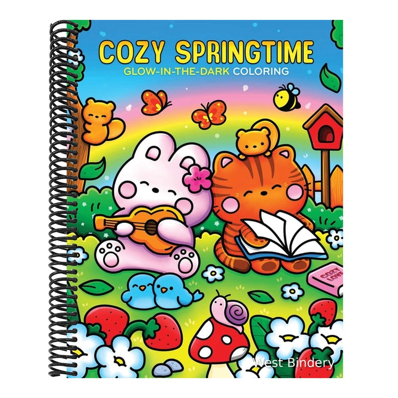 Cozy Springtime Glow-In-The-Dark Coloring