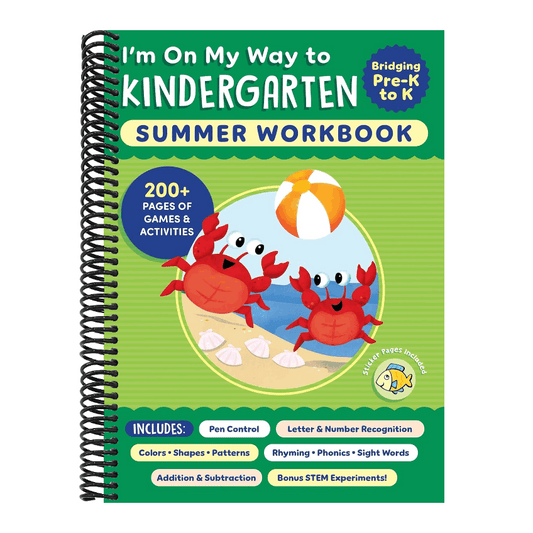 I'm on My Way to Kindergarten Summer Workbook: 200+ Pages of Games & Activities