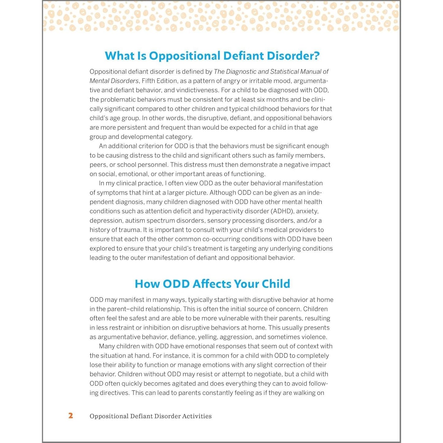 Oppositional Defiant Disorder Activities: 100 Exercises Parents and Kids Can Do Together to Improve Behavior, Build Self-Esteem, and Foster Connection (Spiral Bound)