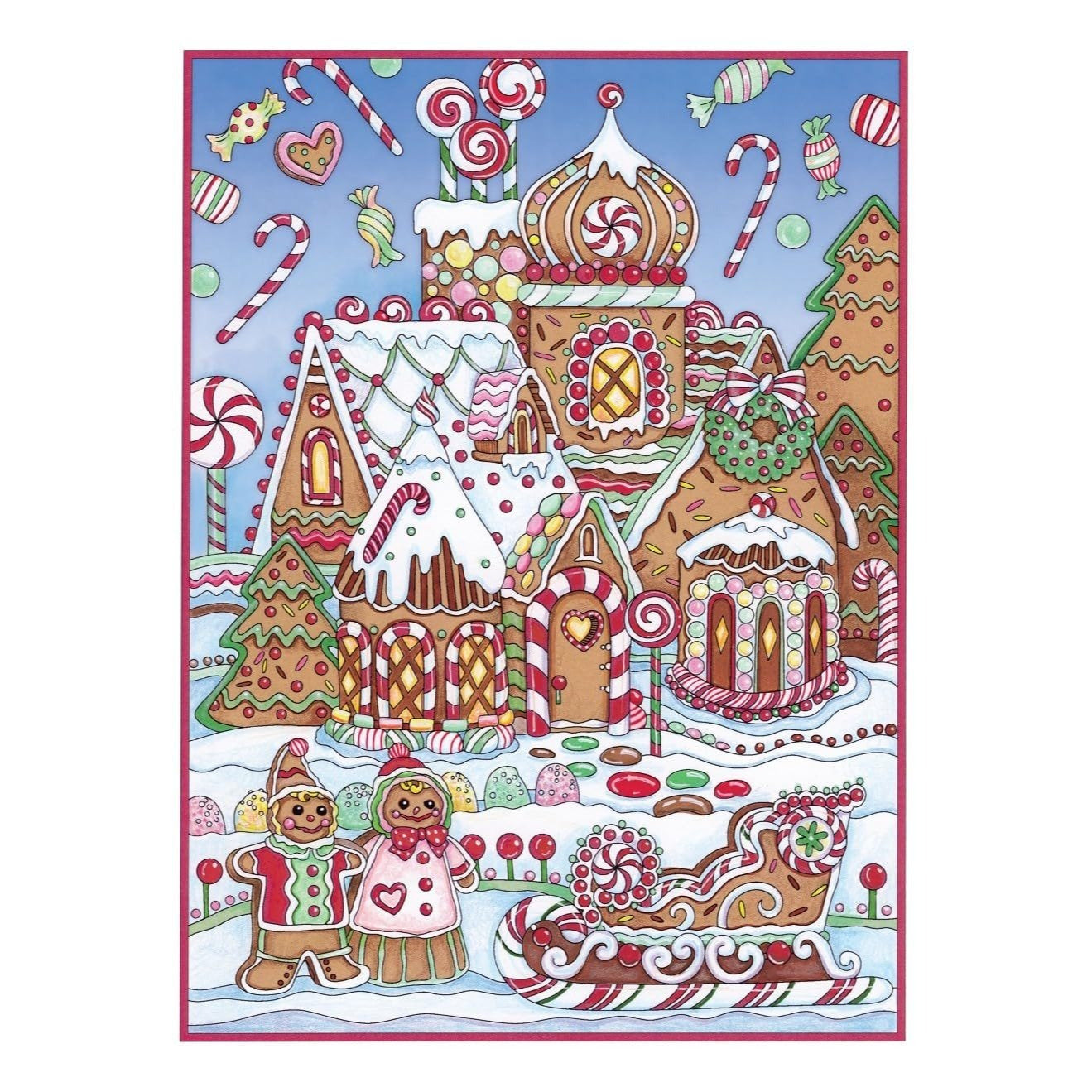 Creative Haven Creative Christmas Coloring Book