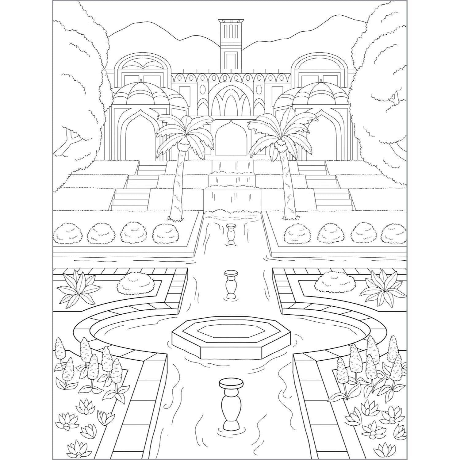 Stress Relief Coloring Book for Adults (Spiral Bound)