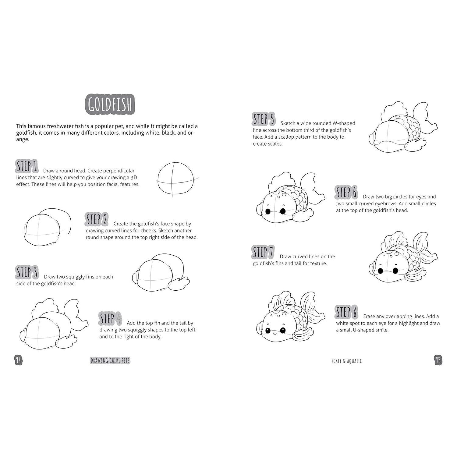 Drawing Chibi Pets: Learn to Draw Kawaii Companions, from Dogs, Cats, and Hamsters to Lizards and Fish! (How to Draw Books)