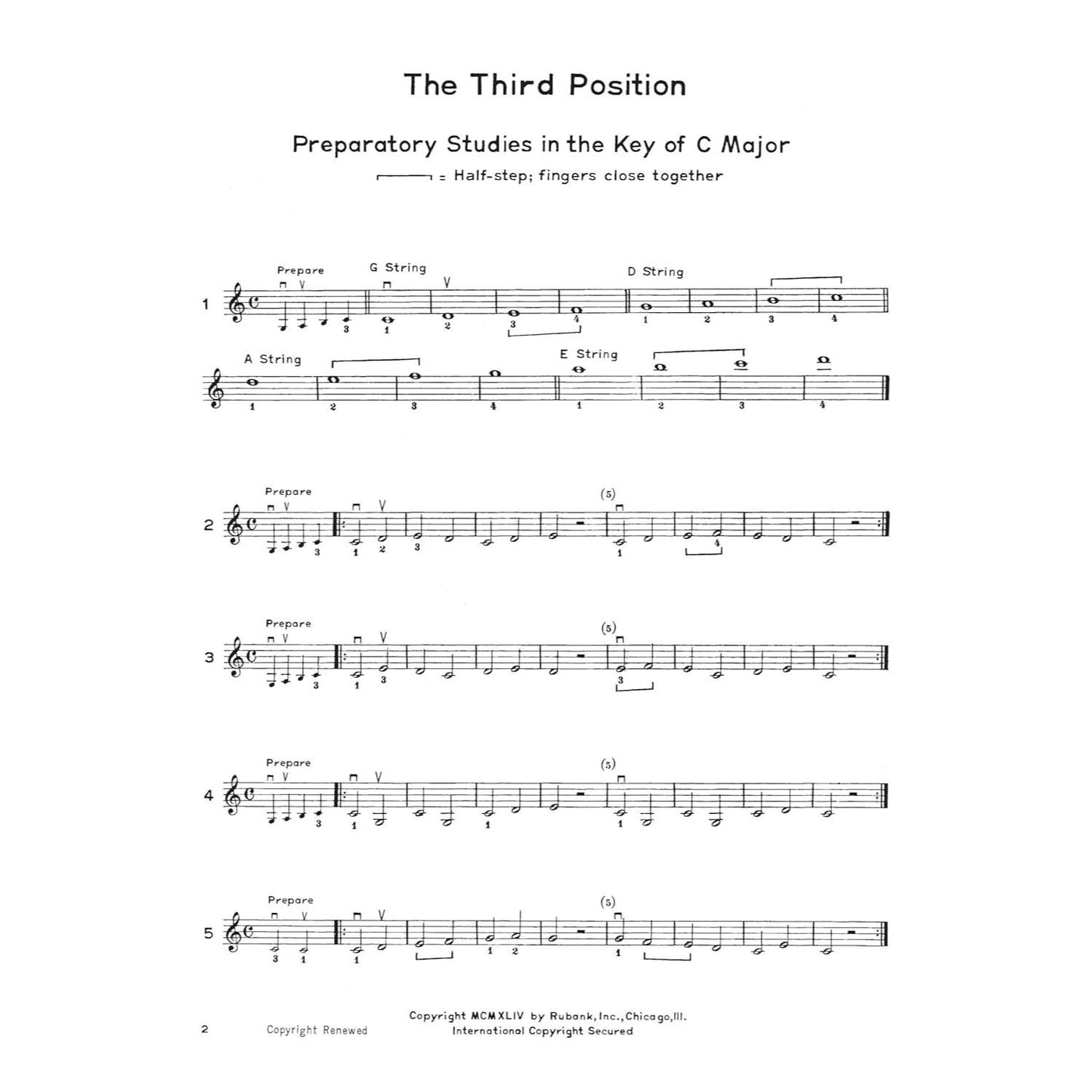Introducing the Positions for Violin: Volume 1 - Third and Fifth Position Beginner Violin Book