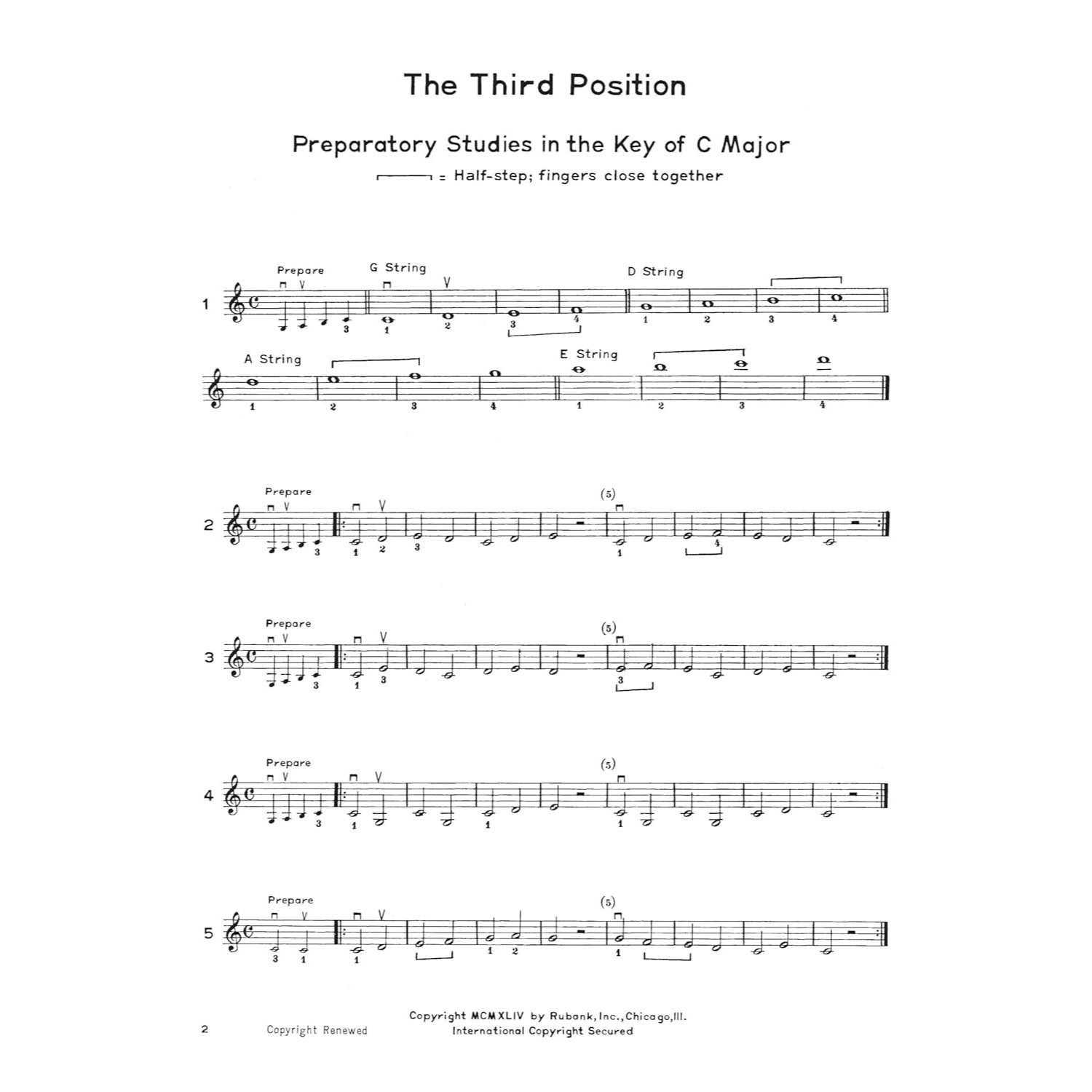 Introducing the Positions for Violin: Volume 1 - Third and Fifth Position Beginner Violin Book