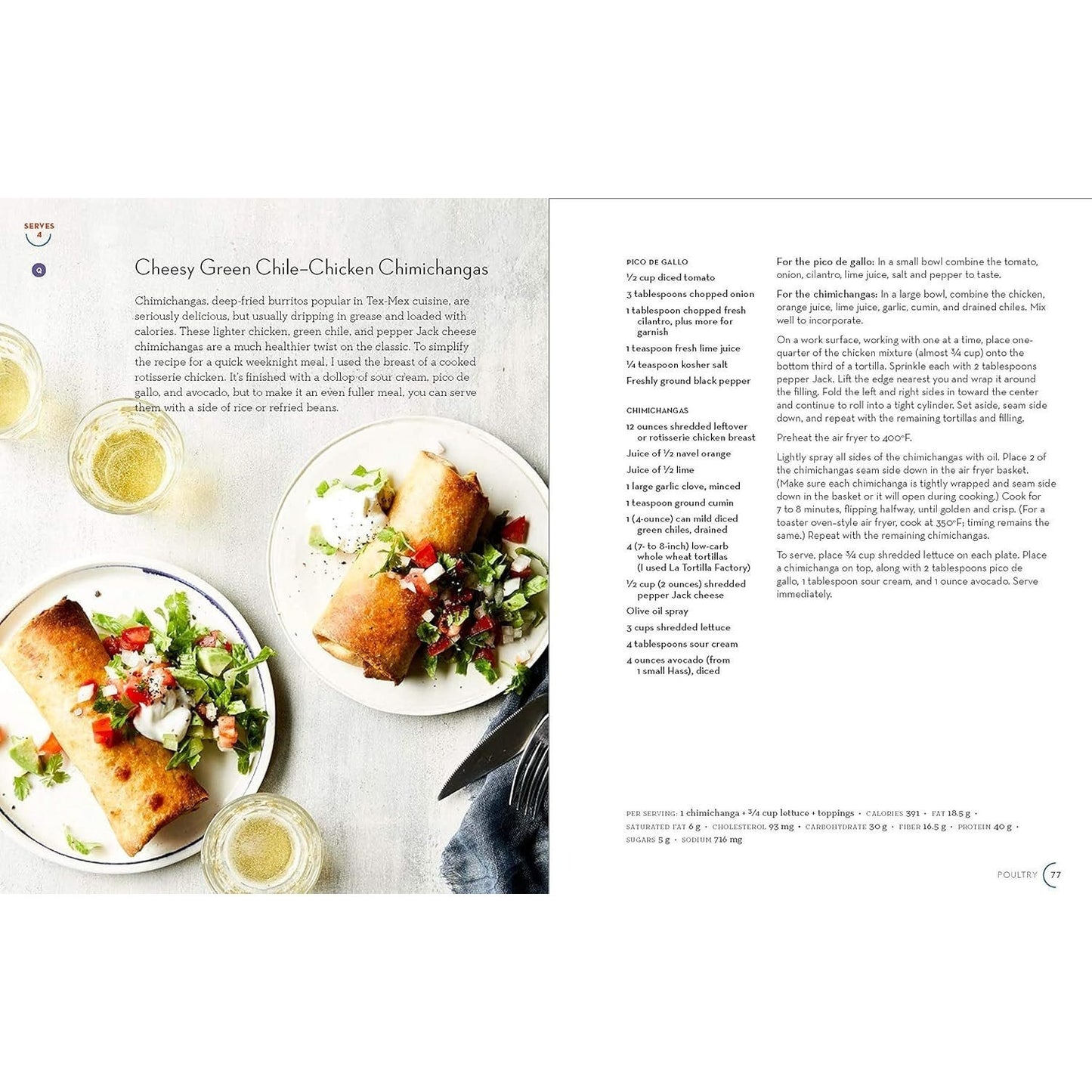 The Skinnytaste Air Fryer Cookbook: The 75 Best Healthy Recipes for Your Air Fryer (Spiral Bound)