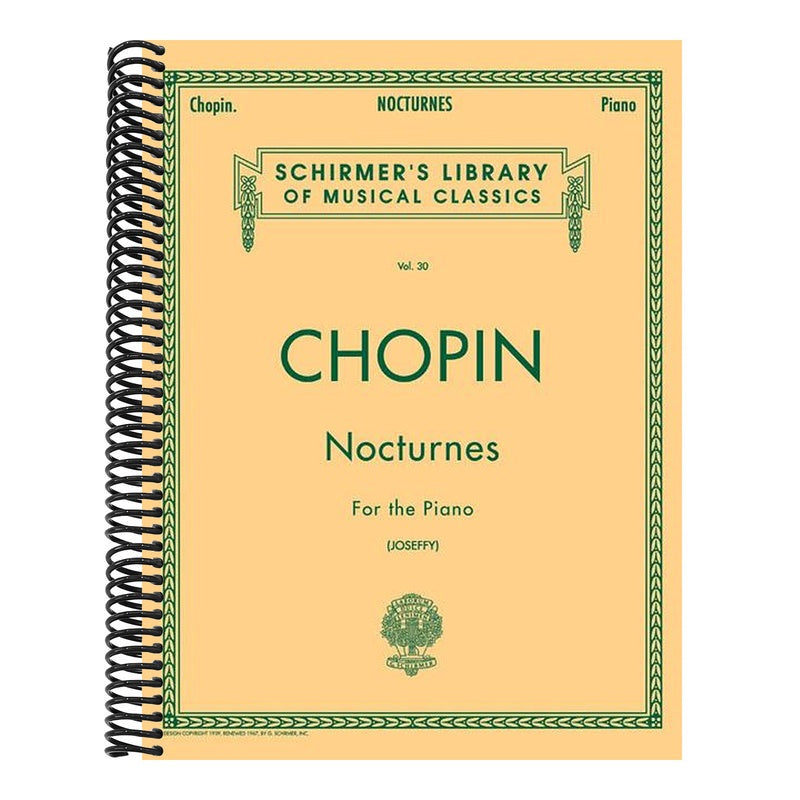 Nocturnes for the Piano (Schirmer's Library of Musical Classics, Vol. 30) - Chopin Piano Book with 21 Music Pieces - Easy to Read and Understand Piano