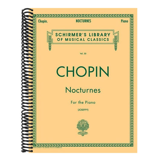 Nocturnes for the Piano (Schirmer's Library of Musical Classics, Vol. 30) - Chopin Piano Book with 21 Music Pieces - Easy to Read and Understand Piano
