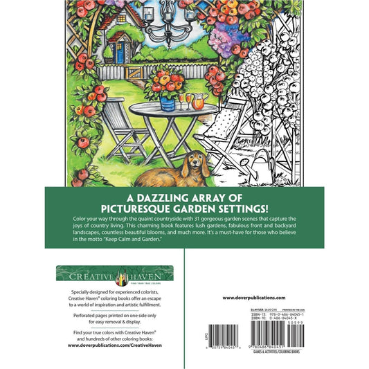 Creative Haven Country Gardens Coloring Book