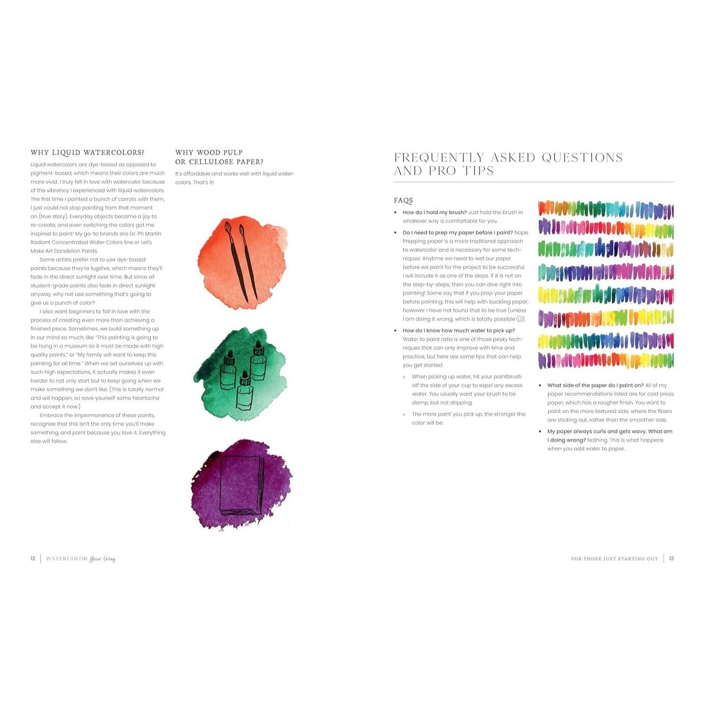 Watercolor Your Way: Techniques, Palettes, and Projects to Fit Your Skill Level and Creative Goals