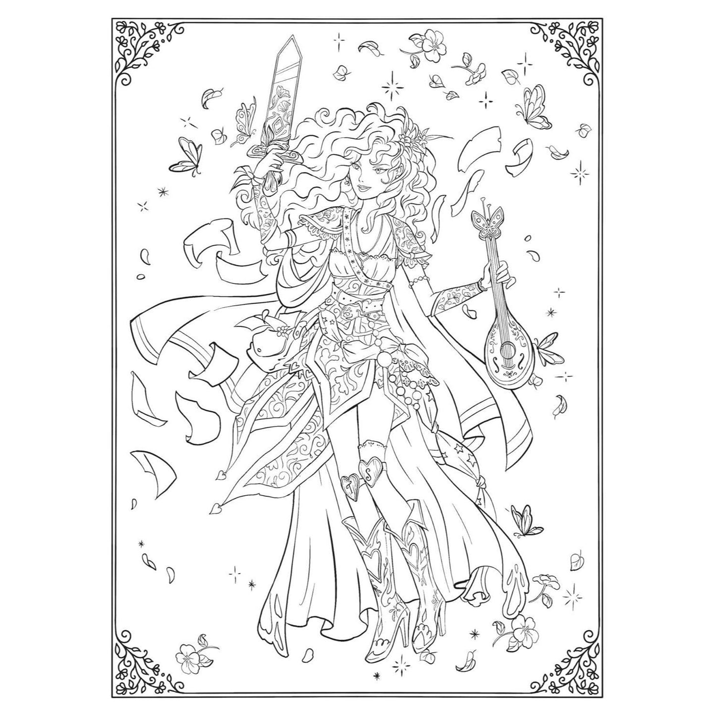 The Knights of Tayrealm Coloring Book