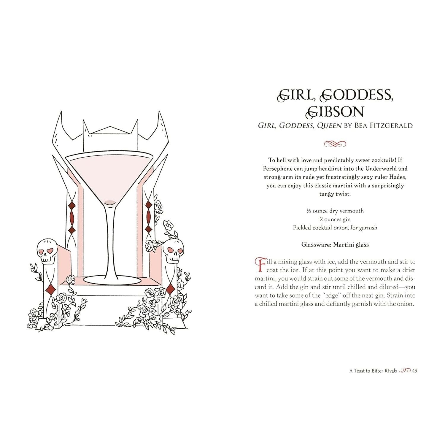 A Coupe of Thorns and Rosé: Romantasy Cocktails to Quench Your Thirst: A Cocktail Recipe Book (Spiral Bound)