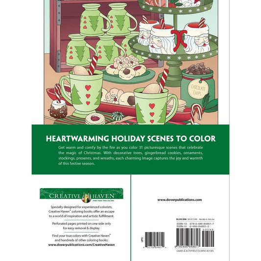 Creative Haven Cozy Christmas Coloring Book