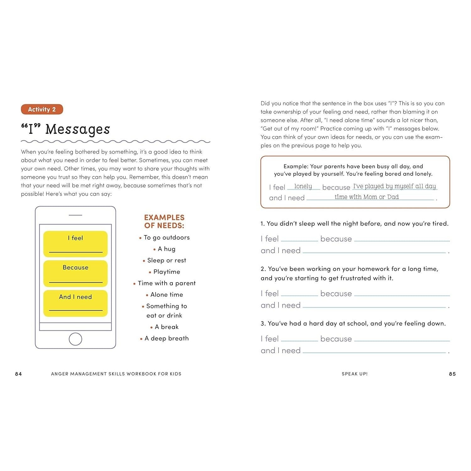 Anger Management Skills Workbook for Kids: 40 Awesome Activities to Help Children Calm Down, Cope, and Regain Control