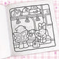 Cozy Days: Coloring Book for Adults and Kids (Cozy Spaces Coloring) (Spiral Bound)