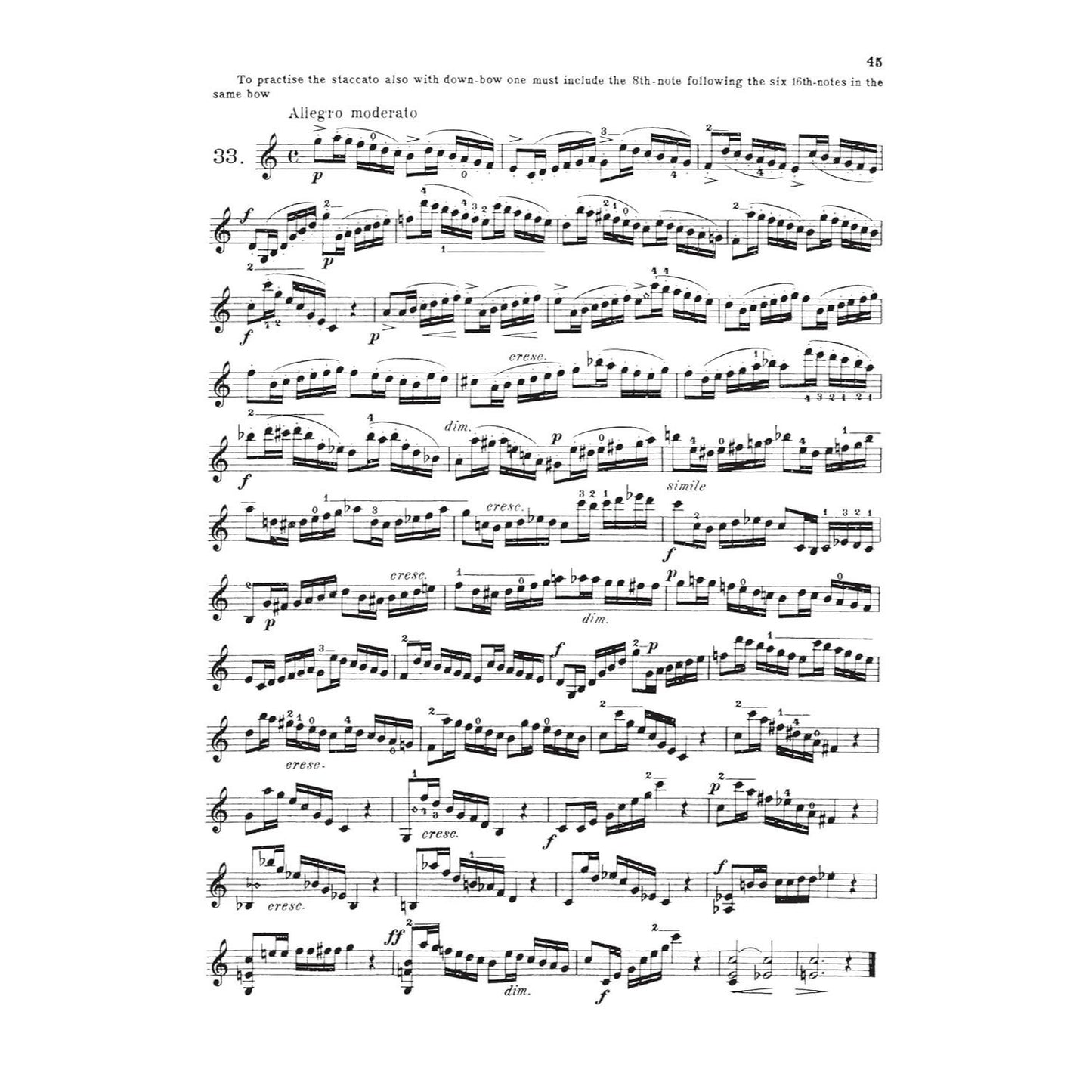 36 Elementary and Progressive Studies Op. 20 Violin Method Schirmer Library of Classics Volume 750 Essential Exercises for Violinists