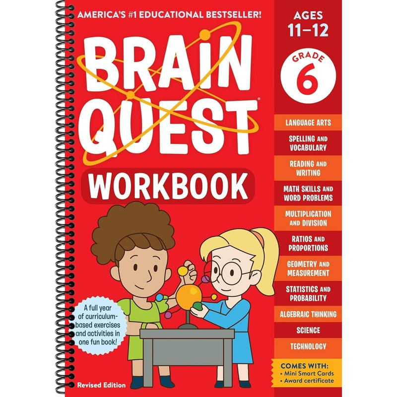 Brain Quest Workbook: 6th Grade Revised Edition (Revised)