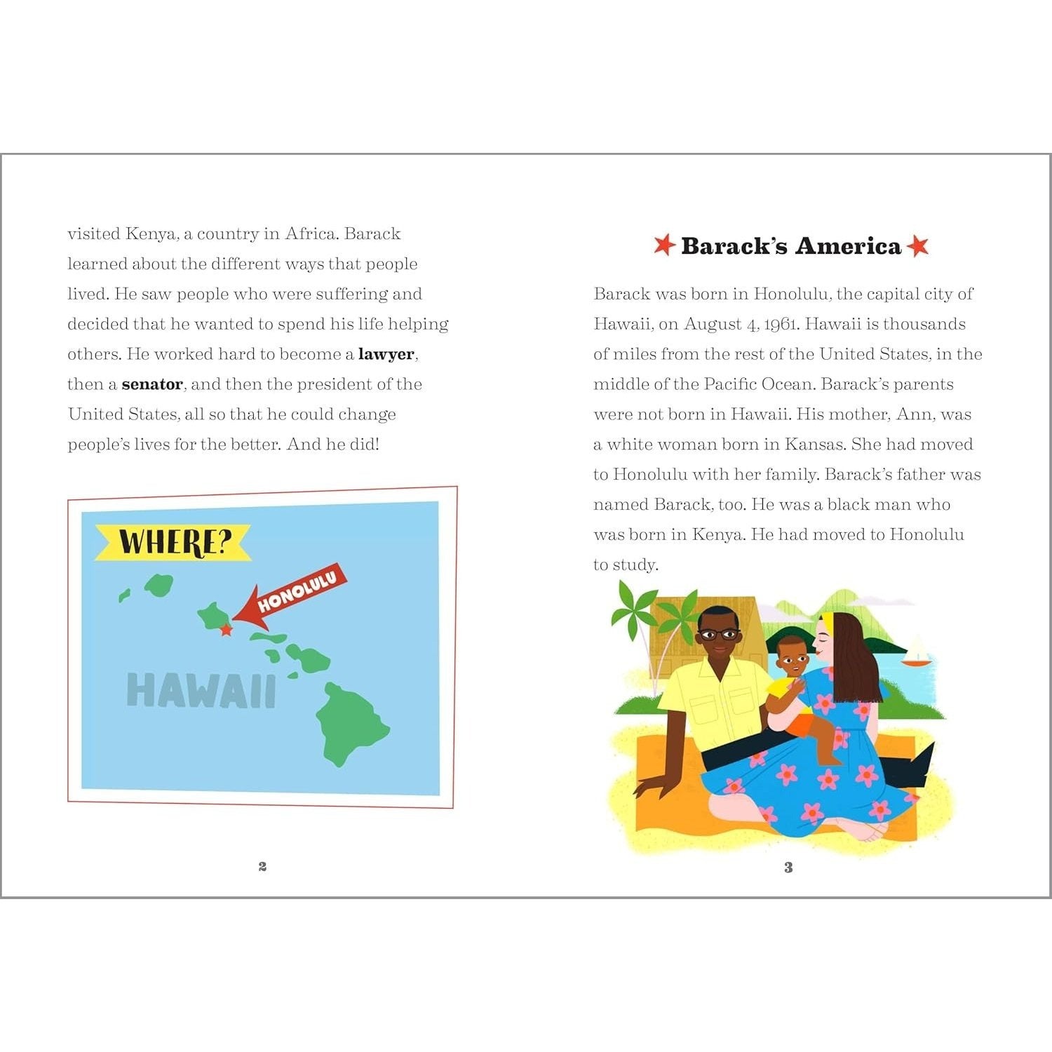 The Story of Barack Obama: An Inspiring Biography for Young Readers