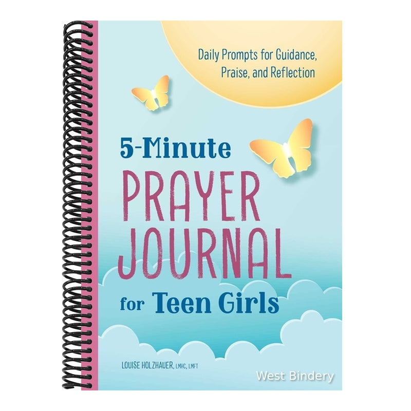 5-Minute Prayer Journal for Teen Girls: Daily Prompts for Guidance, Praise, and Reflection