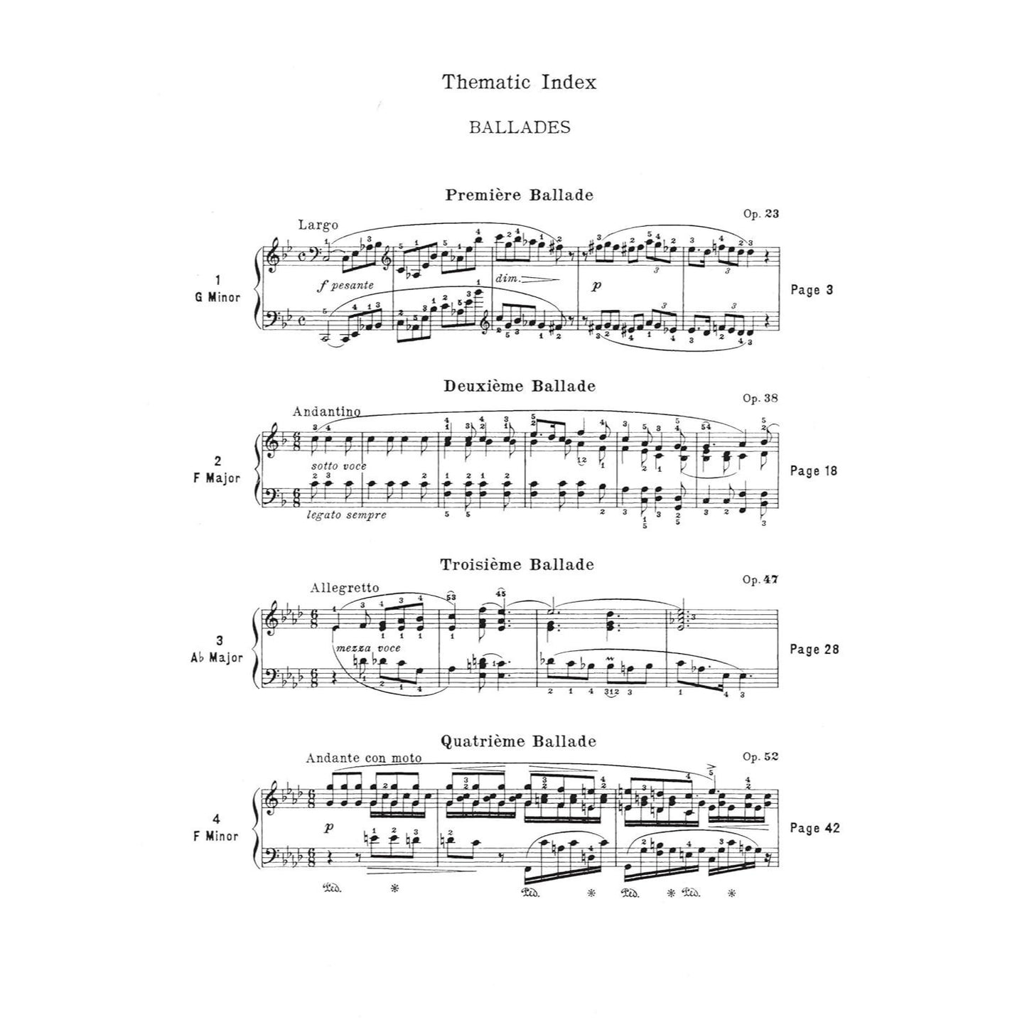 Ballades for the Piano Chopin Schirmer S Library of Musical Classics Vol. 31 Piano Solo Sheet Music Songbook Includes Ballade No. 1, 2, 3 and 4 Hal Le