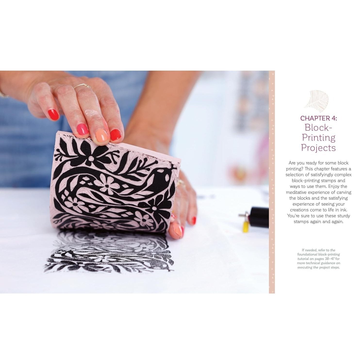 Fabric Stamping: A Simple Guide to Surface Design Using Block Printing and Foam Stamps