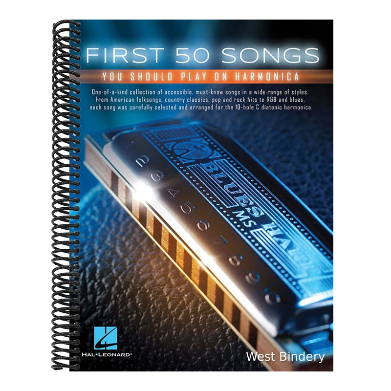 First 50 Songs You Should Play on Harmonica Easy Harmonica Sheet Music for Beginners Includes Blowin' in the Wind, Let It Be, My Girl, Sweet Caroline,