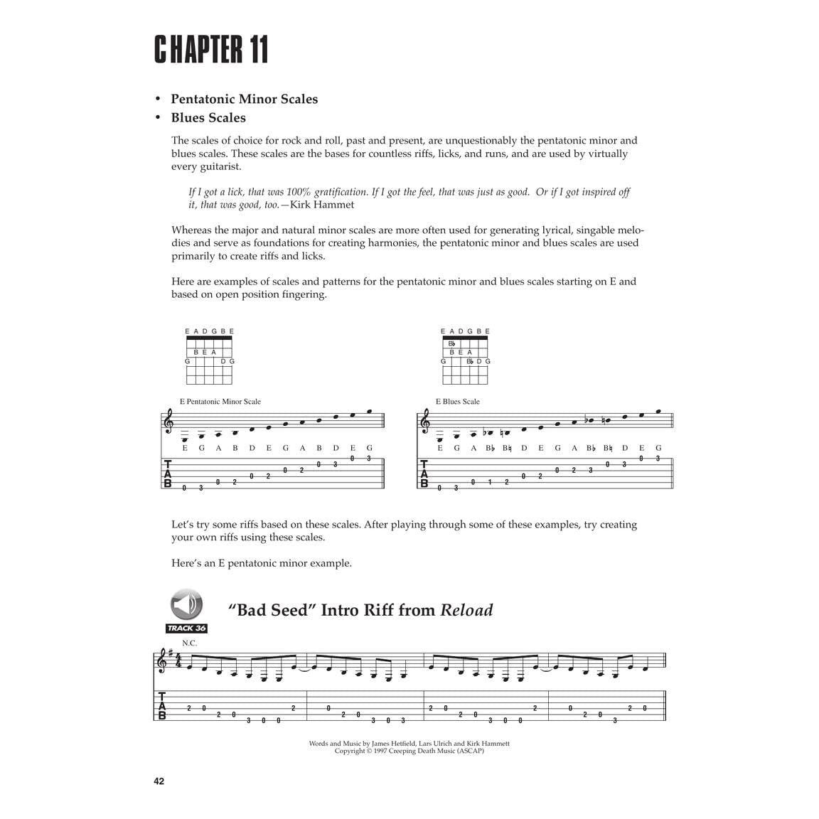 Learn to Play Guitar with Metallica Book/Online Audio [With CD]