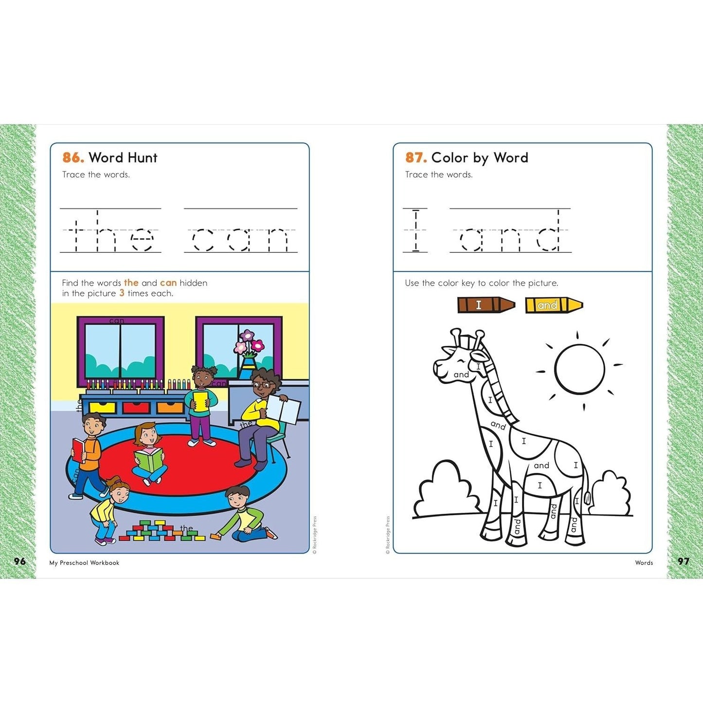 My Preschool Workbook: 101 Games & Activities That Prepare Your Child for School (My Workbook) (Spiral Bound)