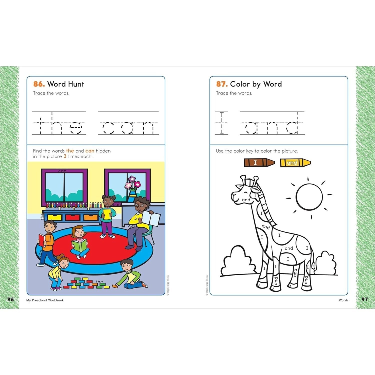 My Preschool Workbook: 101 Games & Activities That Prepare Your Child for School (My Workbook) (Spiral Bound)