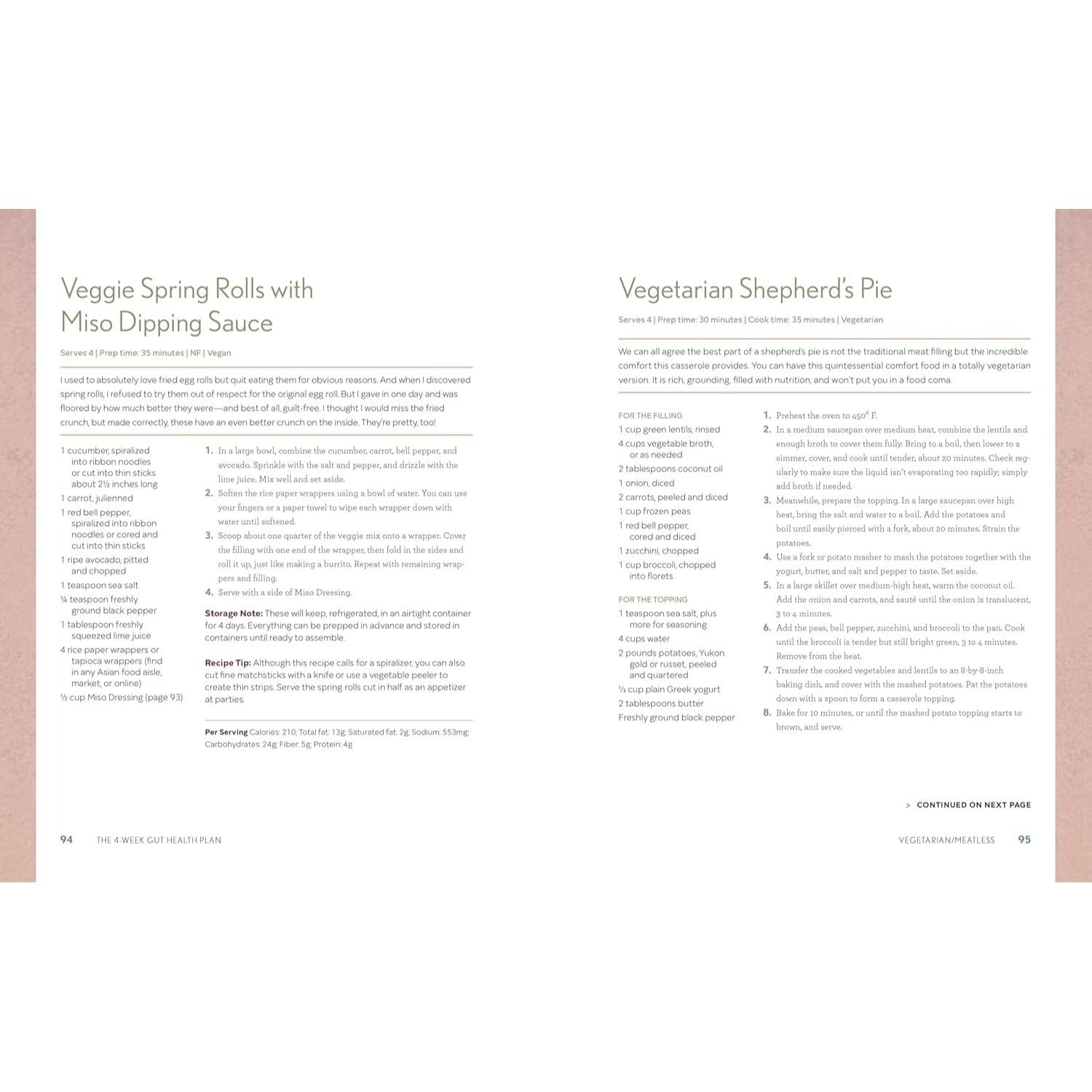 The 4-Week Gut Health Plan: 75 Recipes to Help Restore Your Gut (Spiral Bound)