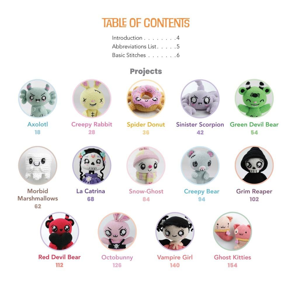 Creepigurumi: 14 Kawaii Amigurumi Creatures to Crochet