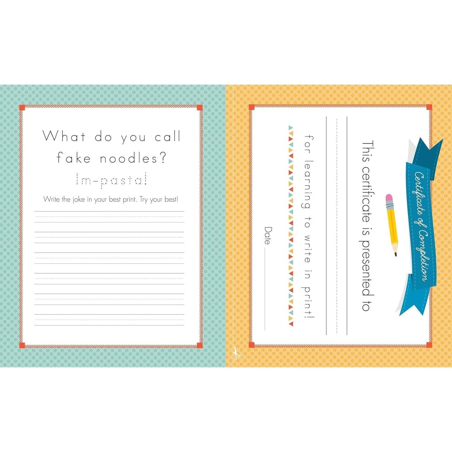 The Print Handwriting Workbook for Kids: Laugh, Learn, and Practice Print with Jokes and Riddles